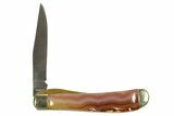 Pocket Knife With Colorful Agate Inlays - Hand-Crafted In Utah #327582-2